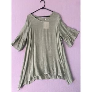 Belongsci Cover Up Women's Medium Swimsuit Green